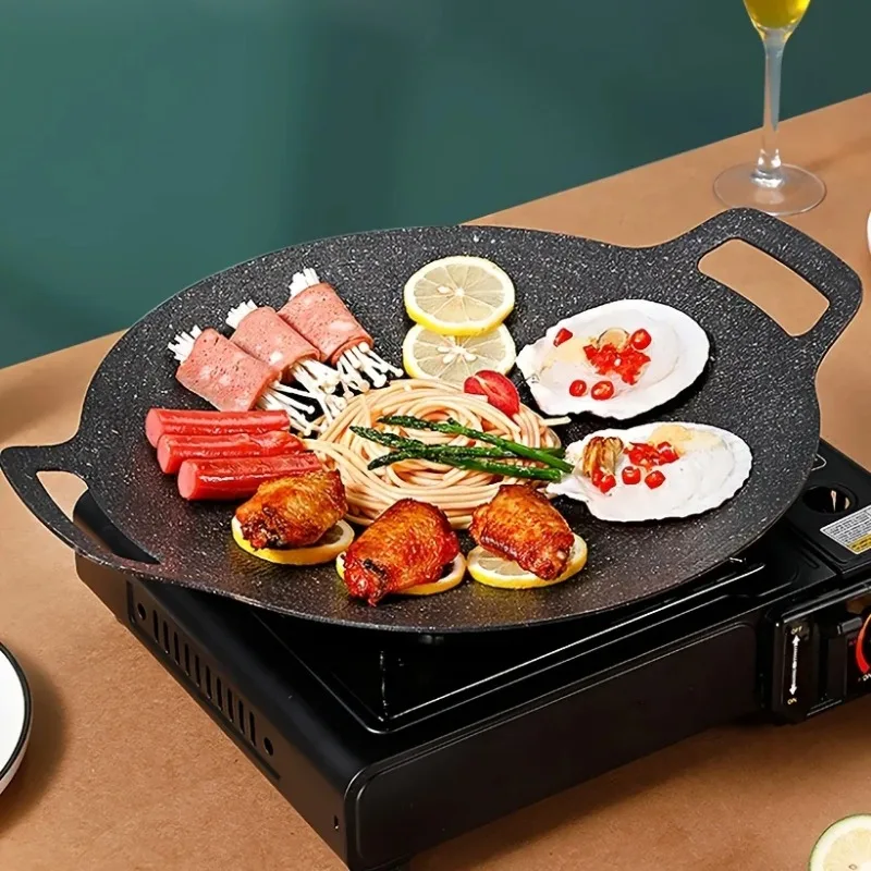 Korean Bbq Grill - مقلاة تحميص غير لاصقة ، حديد