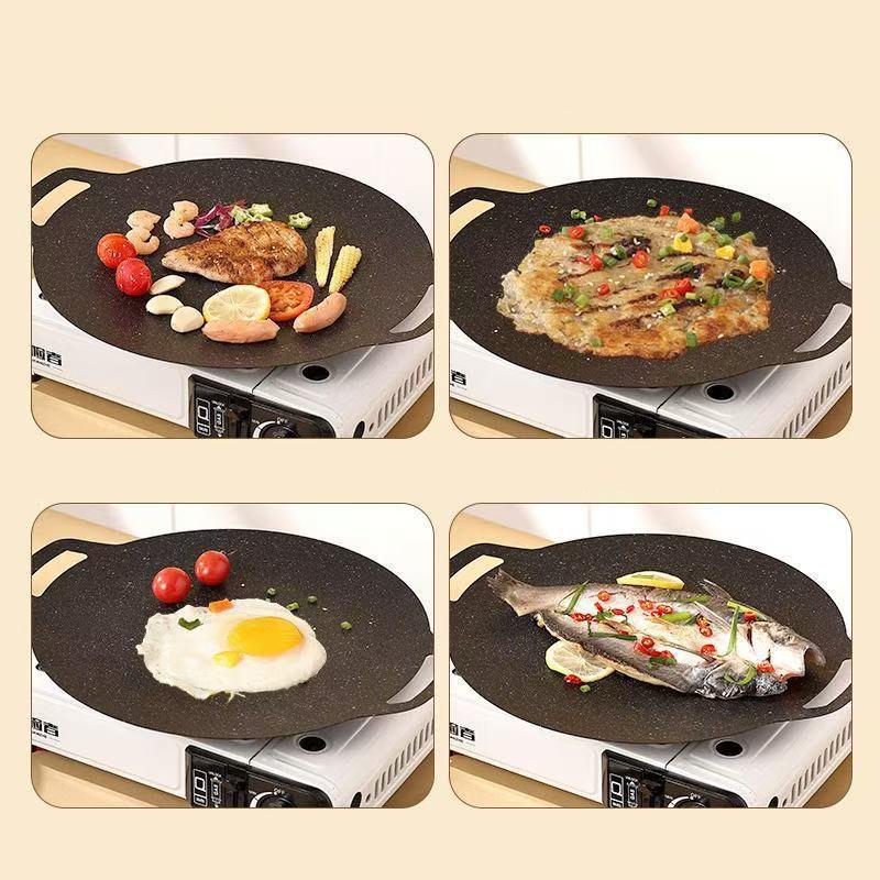 عرض ساخن - مقلاة غير لاصقة للم - مراجعة Korean Bbq Grill وسعره
