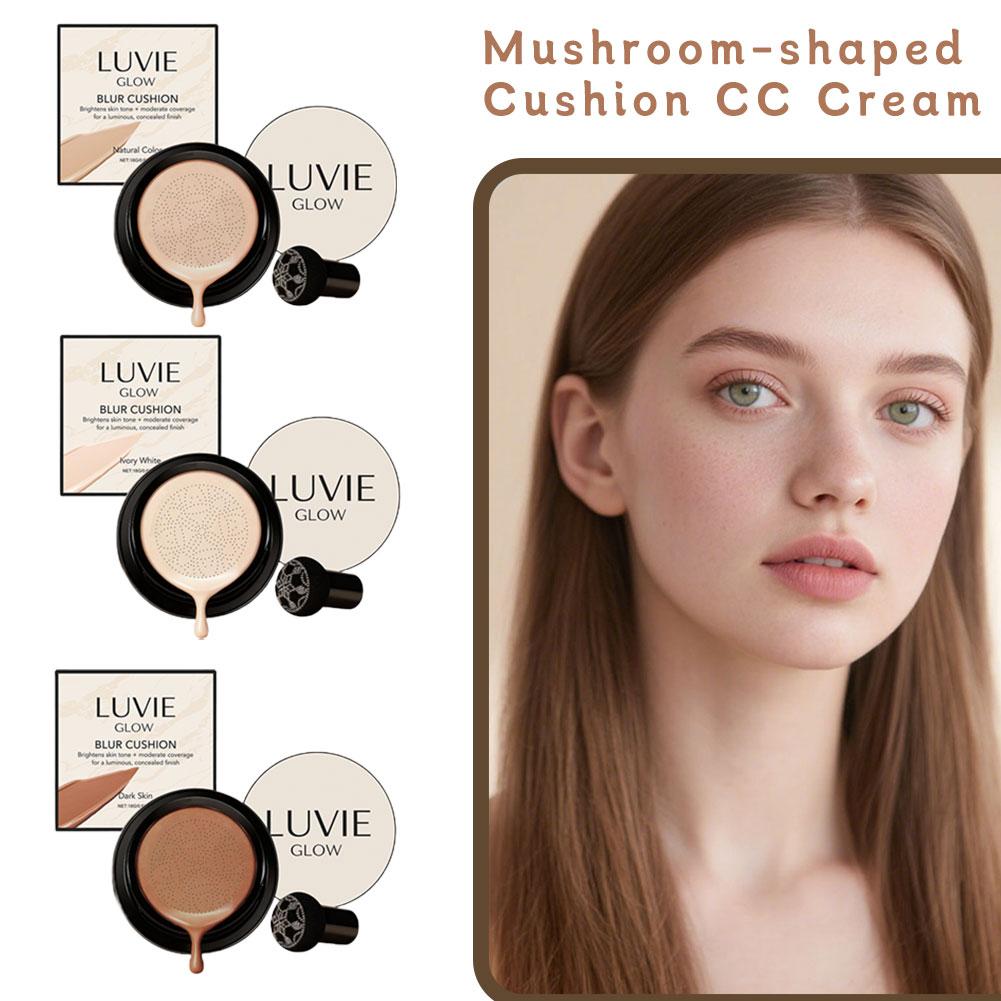LUVIE GLOW وسادة رأس الفطر الأ - مراجعة Bb Cushion Korean وسعره