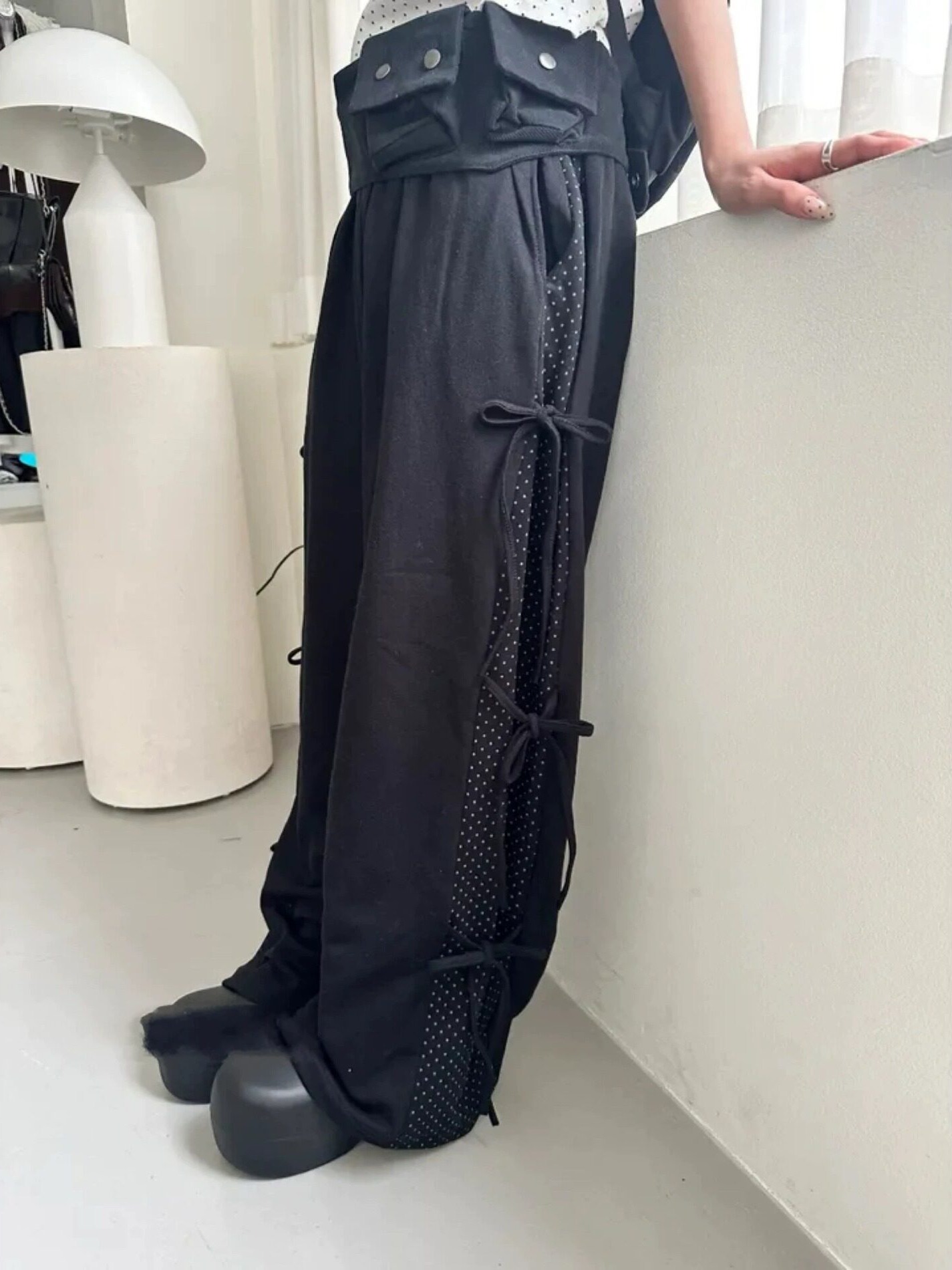 بنطلون كاجوال طويل للخريف والش - مراجعة Korean Pants Lifestyle وسعره