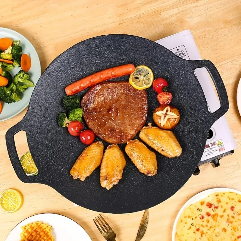 مقلاة تحميص غير لاصقة ، حديد م - مراجعة Korean Bbq Grill وسعره